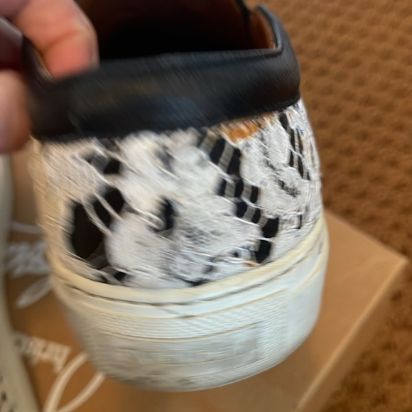 Givenchy Lace Leather Slip On Sneakers - Picture 5 of 5